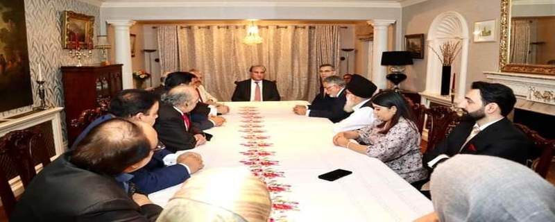 وزیر خارجہ مخدوم شاہ محمود قریشی کی کشمیر سے تعلق رکھنے والے ممتاز برطانوی پاکستانی رہنماؤں سے ملاقات (سٹاف رپورٹ،تازہ اخبار،پاک نیوز پوائنٹ )