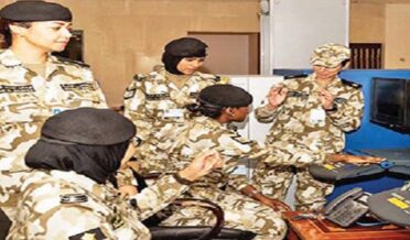 In the Gulf state of Kuwait, women were allowed to serve in the military