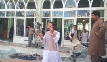 A bomb blast at a mosque in the Afghan city of Kandahar