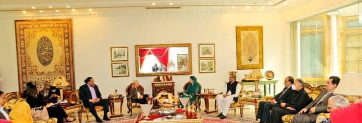 Pakistan Muslim League-Nawaz (PML-N) Vice President Maryam Nawaz Sharif called on Angela Egler, US Secretary of State for Pakistan.
