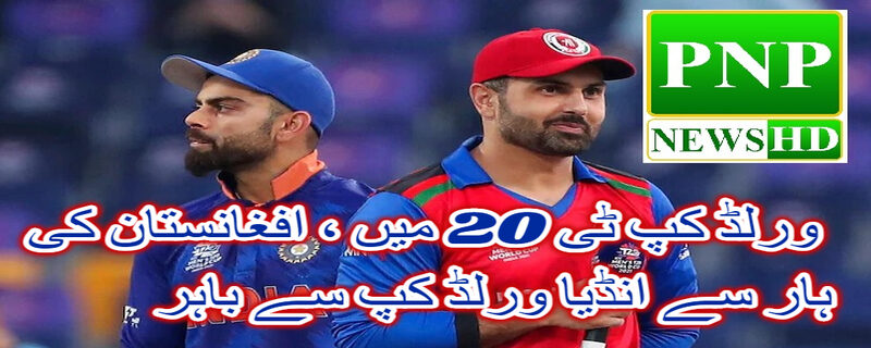 In the World Cup T20, India lost to Afghanistan out of the World Cup