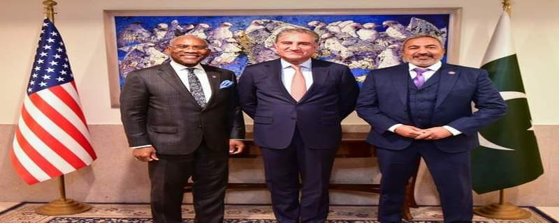 Chairman of the US House of Representatives Foreign Affairs Committee meets with Foreign Minister Makhdoom Shah Mehmood Qureshi at the State Department