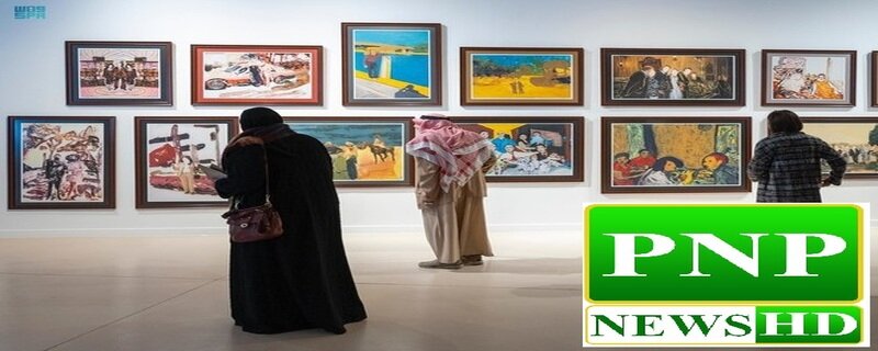 Riyadh, the capital of Saudi Arabia, has inaugurated an exhibition of modern Dariya art.