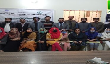 A training workshop for district journalists was organized by Farmers Development Organization in collaboration with TDEA and Fafan.