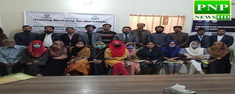 A training workshop for district journalists was organized by Farmers Development Organization in collaboration with TDEA and Fafan.