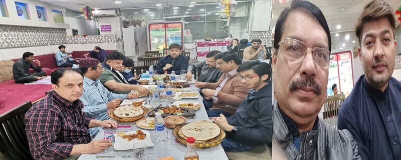 Dr. Nisar Ahmad Solangi's dinner for the doctors in Al-Qassim Report (Mian Muhammad Azeem Al-Qasim)