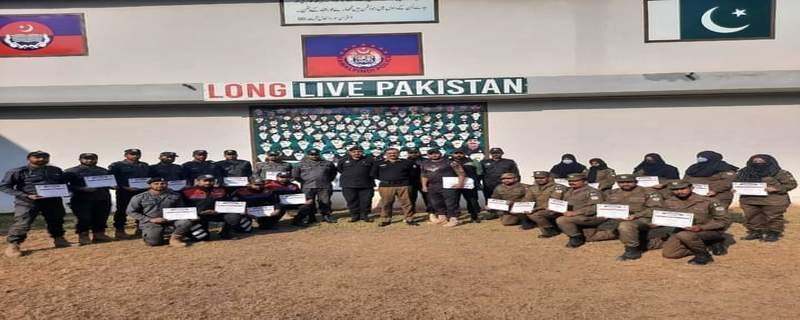 Firing practice at Pindi Police Lines Headquarters