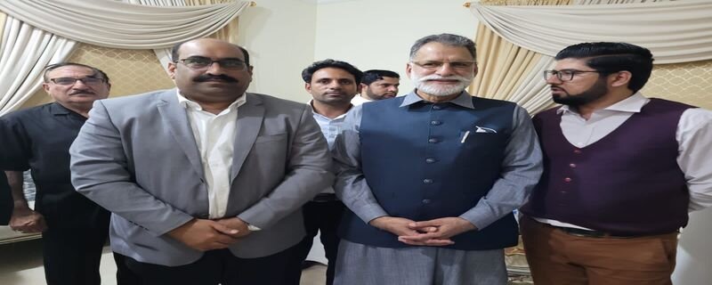 Meeting with Azad Kashmir Prime Minister Sardar Abdul Qayyum Niazi