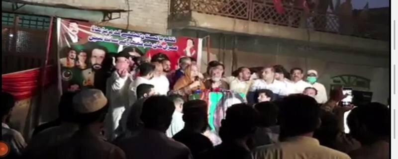 عدم اعتماد کی تحریک کو لیکر وزیر اعظم پاکستان عمران خان سے اظہار یکجہتی کی تقریب