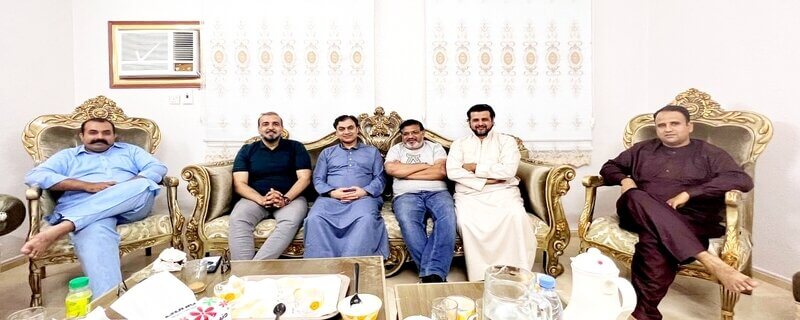 Dinner hosted by Fazl Abbas in honor of London