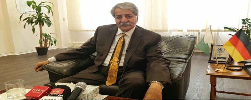 Pakistani Minister for Trade and Investment Syed Naveed Qamar arrived in Germany