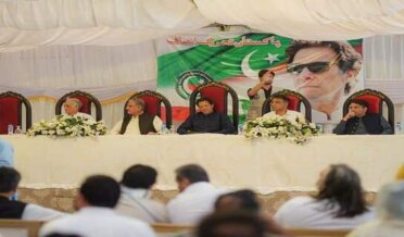 Chairman Pakistan Tehreek-e-Insaf (PTI) Imran Khan