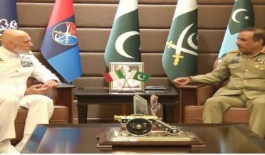 Chief of Defense Staff of the Italian Armed Forces Admiral Giuseppe Cavo Drago met with Chairman Joint Chiefs of Staff Committee