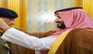 Army Chief Qamar Javed Bajwa meets Saudi Crown Prince Muhammad bin Salman