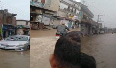 Monsoon rains inundated Kotli Loharan