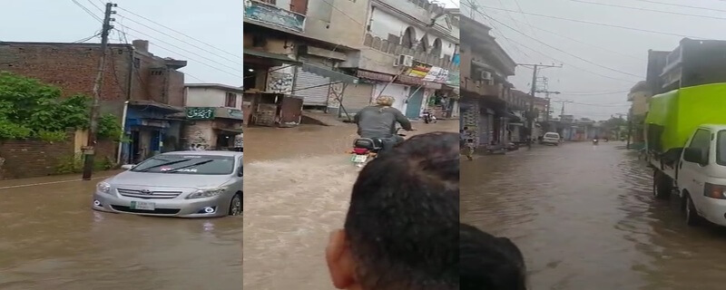 Monsoon rains inundated Kotli Loharan