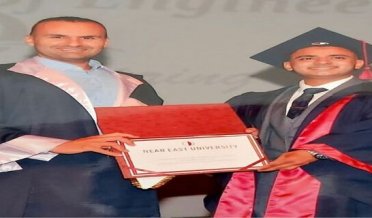 Abdullah Abdul Salam, a promising Bachelor of Mechatronics Engineering at East University North Cyprus