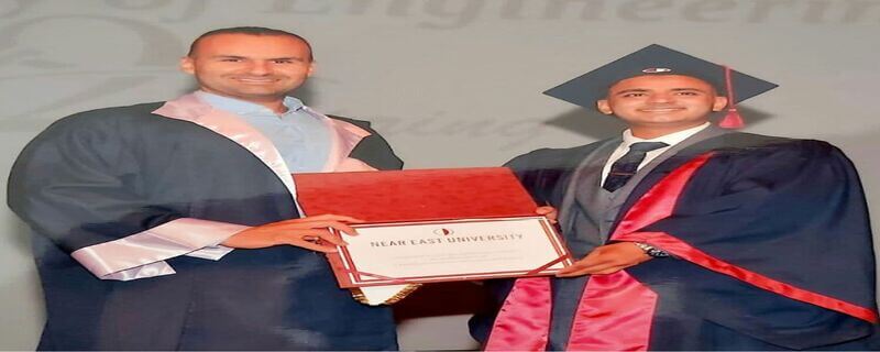 Abdullah Abdul Salam, a promising Bachelor of Mechatronics Engineering at East University North Cyprus