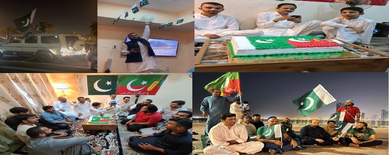 overseas Pakistanis organized a colorful Independence Day celebration in Dubai