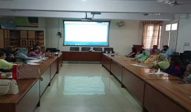 workshop was organized in the college regarding filling of income tax returns