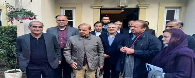 Prime Minister Shehbaz Sharif and nominated Finance Minister Ishaq Dar returned home