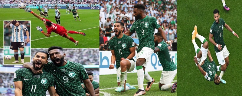 King of Saudi Arabia announced a one-day holiday after the upset defeat of Argentina in the FIFA World Cup.