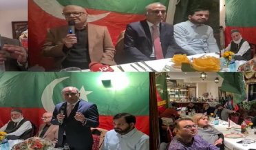 PTI Germany in favor of former Prime Minister Imran Khan in Darmstadt