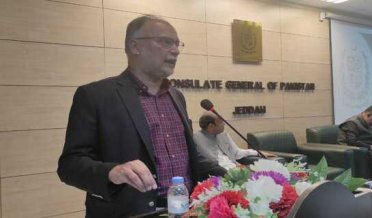 Federal Minister for Planning Ahsan Iqbal's address to the Pakistani community at the Pakistan Consulate in Jeddah