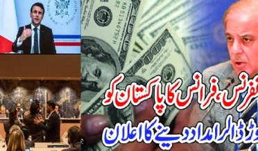 France has announced to give one million dollars to help Pakistan