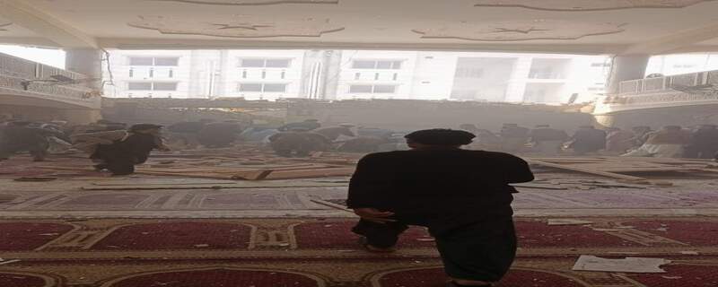 explosion in the mosque of police lines