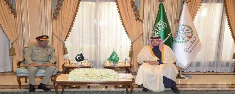 Chief of Staff General Sahir Shamshad met with Saudi Assistant Minister of Defense