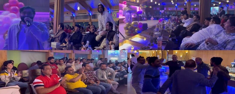 welcome the new year in Jeddah, the youth organized a music festival night