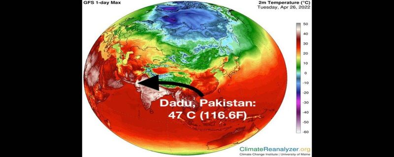 Heat across Sindh