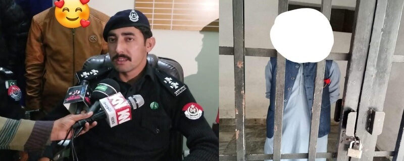 Notorious drug dealer Firas son of Umar Zahid Sakna Pecha Aloch was arrested during patrolling