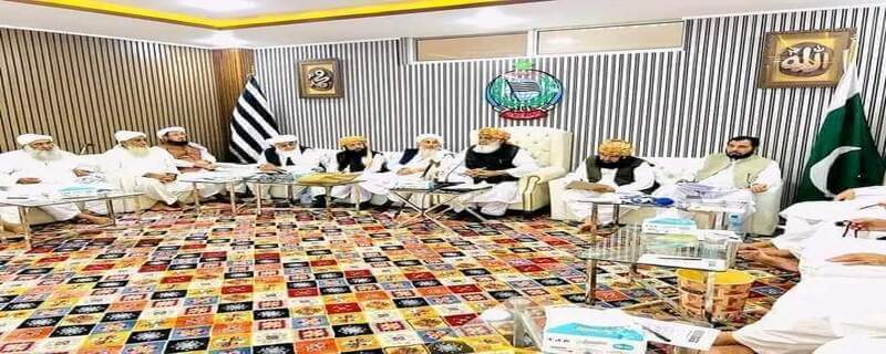 main meeting of the Peshawar Jamiat Ulema-e-Islam