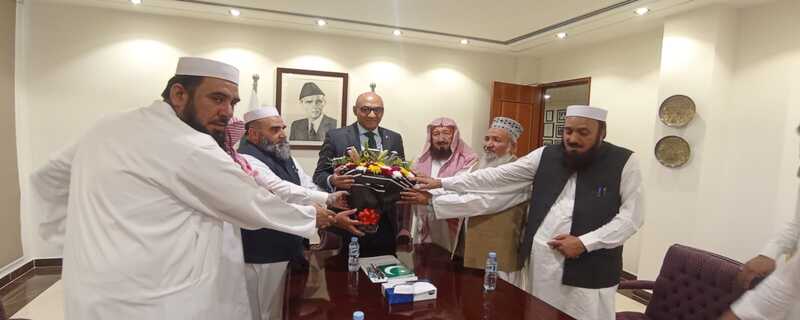 delegation of Jamiat Ulema Islam Riyadh