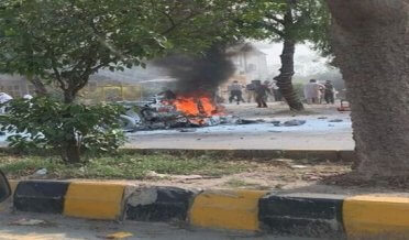 suicide blast near an FC vehicle in Peshawar