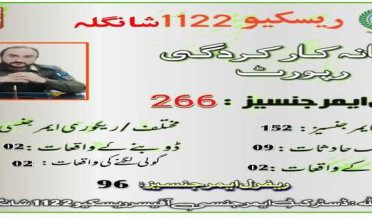 ریسکیو 1122 شانگلہ / سال 2023 ماہ ستمبر کارگردگی کی رپورٹ