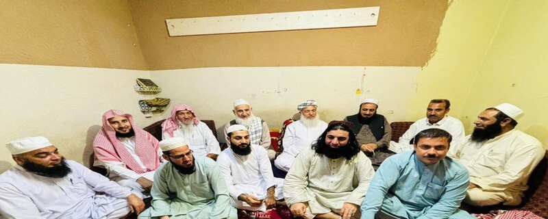 جمعیت علمائے اسلام ریاض سعودی عرب کے صدر مولانا مفتی عبدالجبار کی طرف مہمانان گرامی کے اعزاز میں پرتکلف عشائیہ