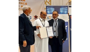 Syed Musrat Khalil was honored with an honorary