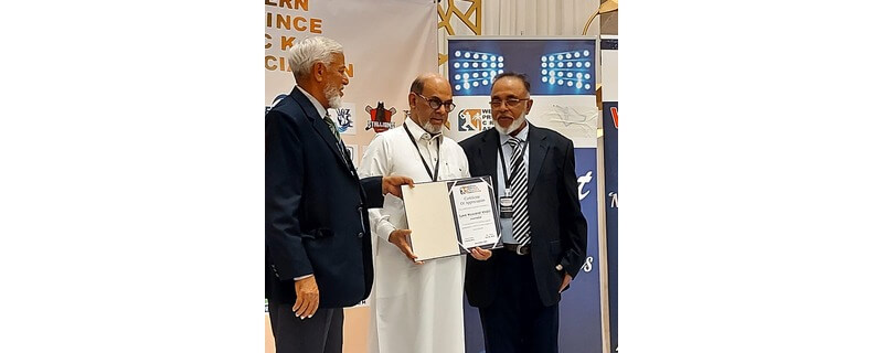 Syed Musrat Khalil was honored with an honorary